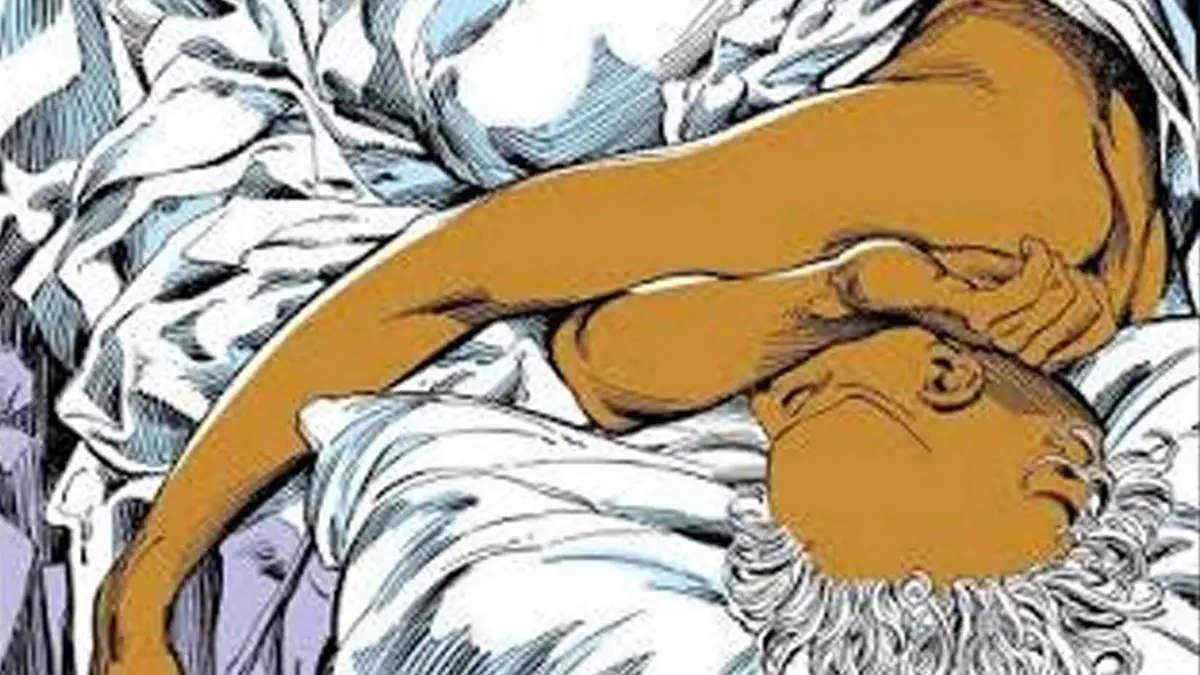Ororo sleeps before her traumatic story in Lifedeath