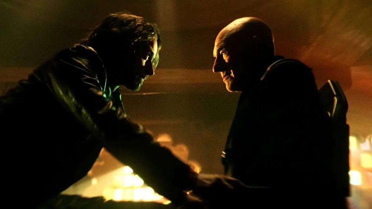 James McAvoy's Charles Xavier meets Patrick Stewart's Professor X in X-Men Days of Future Past