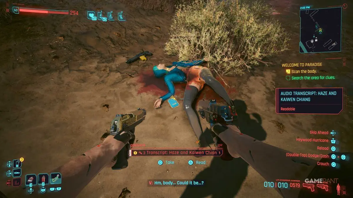 How to Search the Bridge for Clues in Cyberpunk 2077 (2)