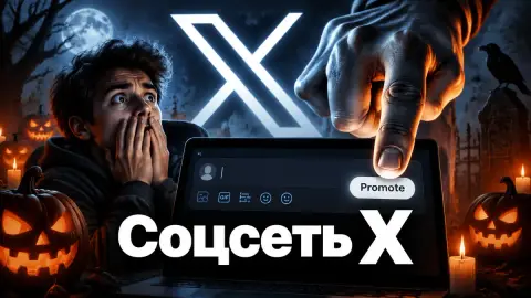 Соцсеть X пугает пользователей рукой у кнопки продвижения