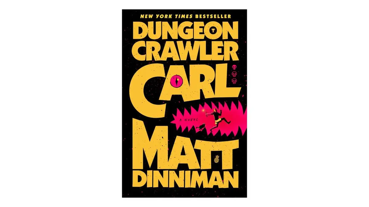 Dungeon Crawler Carl by Matt Dinniman book cover on a white background.