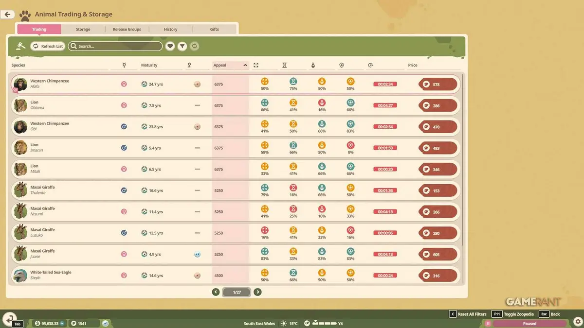 Planet Zoo 2 - Animal Trading Center - Appeal