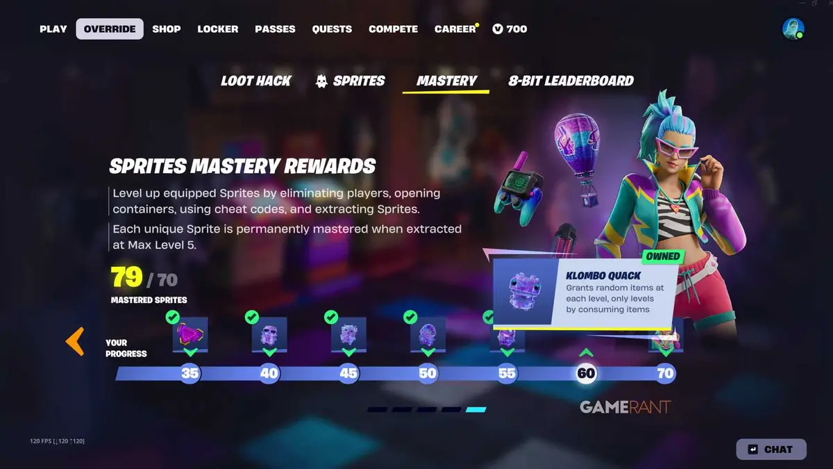 How to Get Quack Sprites in Fortnite
