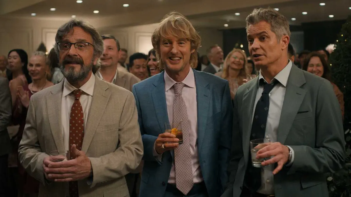 Marc Maron, Owen Wilson, and Timothy Olyphant in Stick season 2