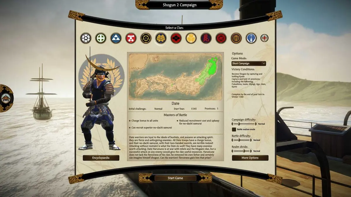 Date Clan - Shogun 2