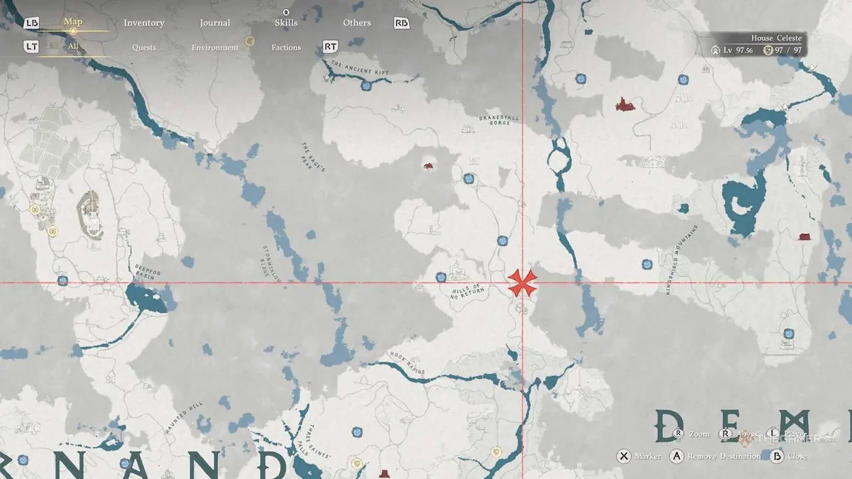 Wild Horses On Map in Crimson Desert.