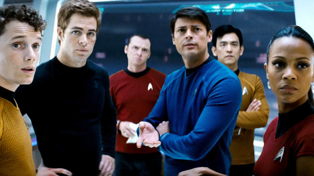 The bridge crew from 2009's Star Trek reboot