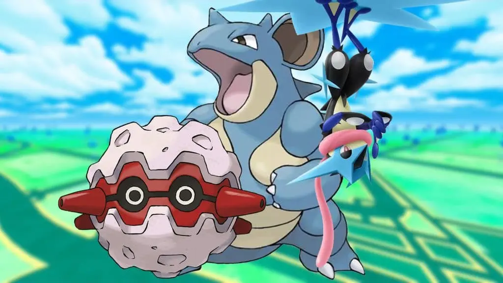 pokemon go battle league mega halloween cup great league edition best team october 2026 twilight trails season forretress mega greninja nidoqueen