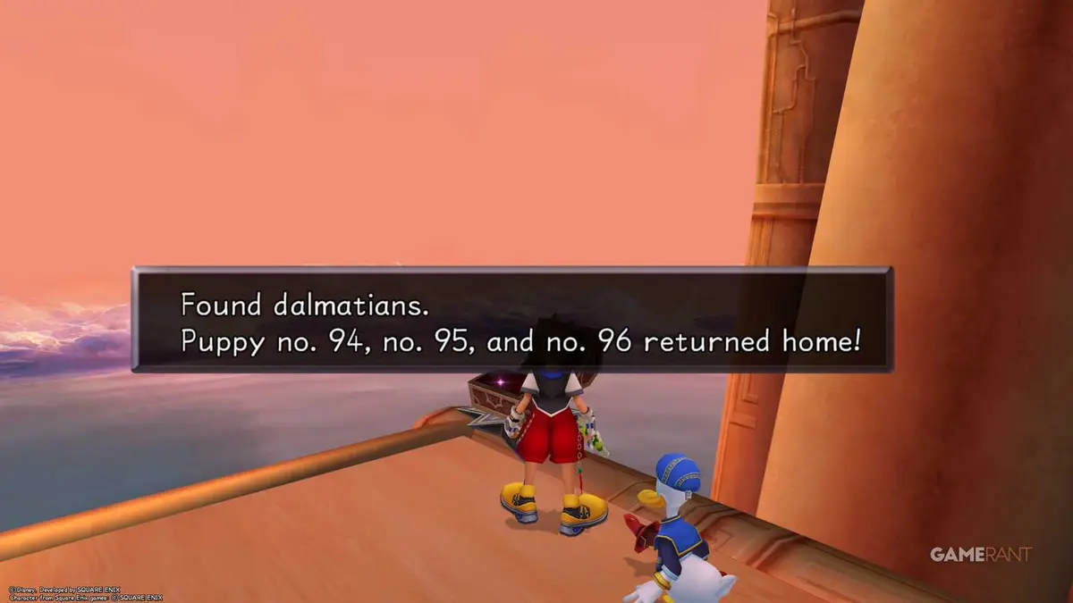 Hollow Bastion Dalmatians 94-96 in Kingdom Hearts Final Mix