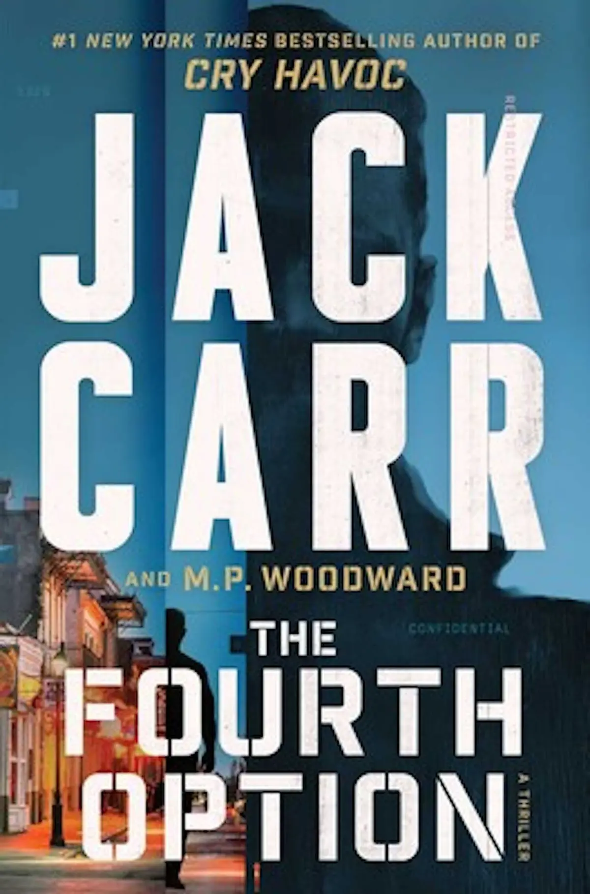 Cover of The Fourth Option by Jack Carr & M.P. Woodward (2026)