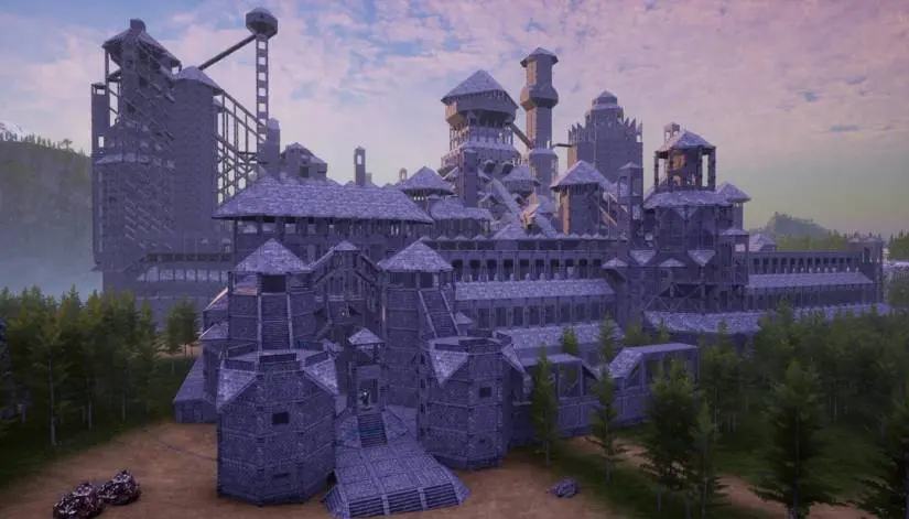 Palworld base incredible castle inspied by Anor Lando