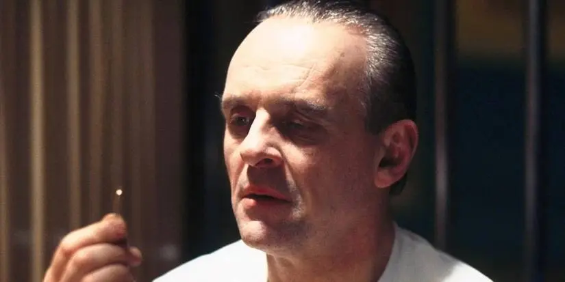Anthony Hopkins as Hannibal Lecter in The Silence of the Lambs