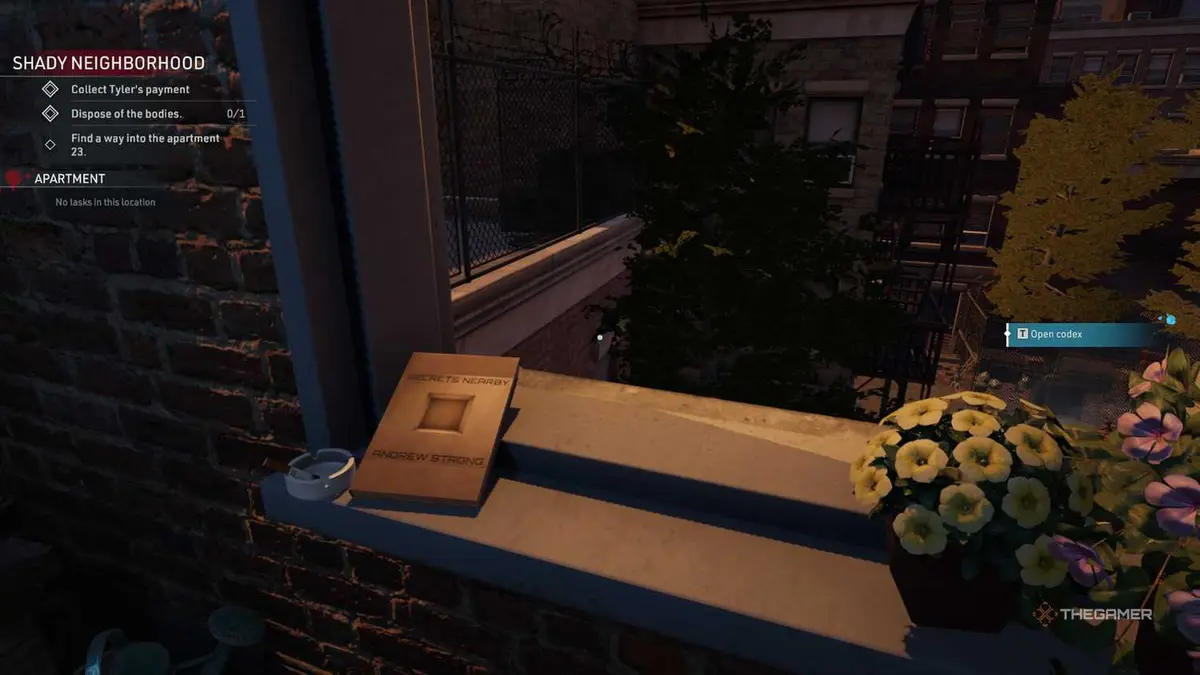 Kovalsky is standing in front of a window in Crime Scene Cleaner
