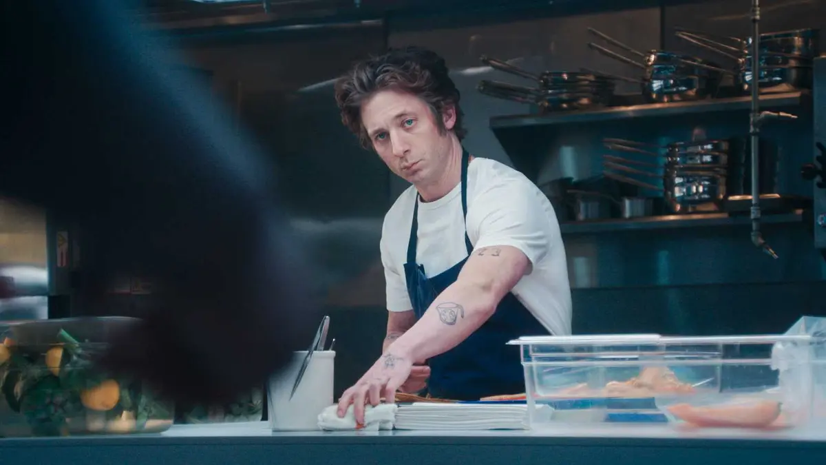Jeremy Allen White as Carmen "Carmy" Berzatto in The Bear season 4.