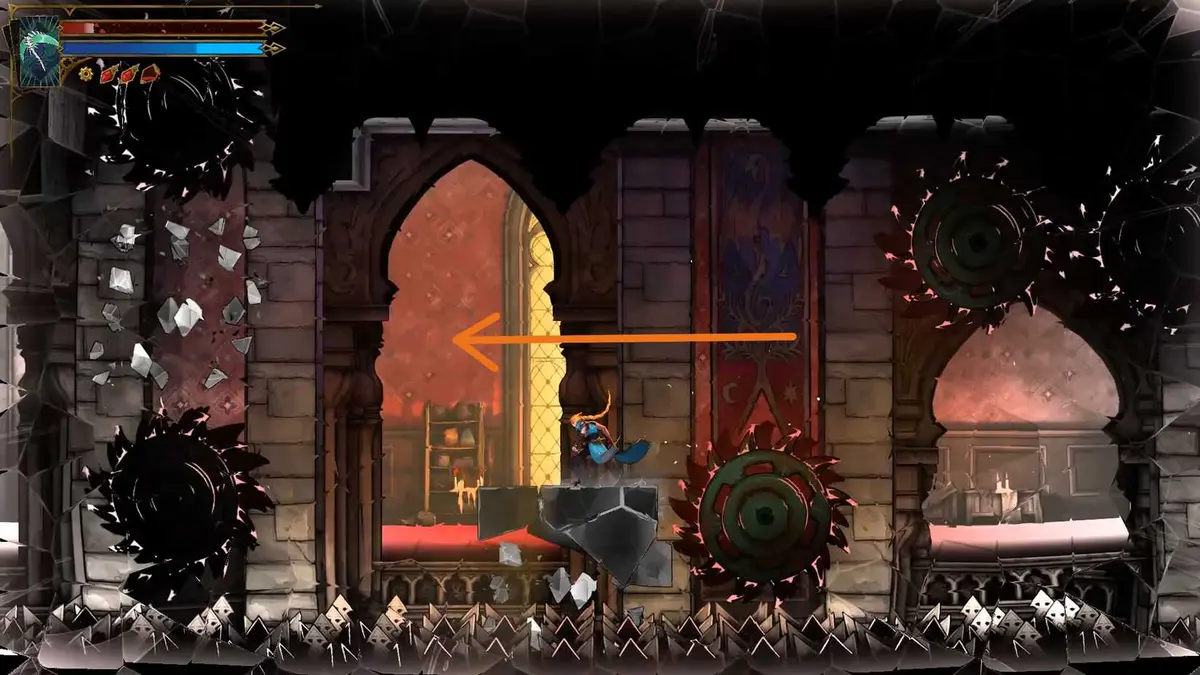 how to navigate hall of mirrors guide 17 in Castlevania Belmont's Curse