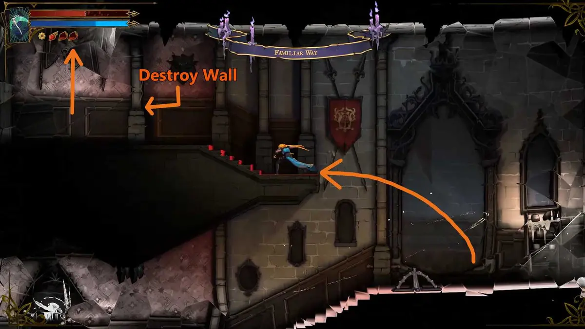 how to navigate hall of mirrors guide 18 in Castlevania Belmont's Curse