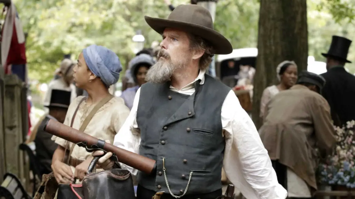 Ethan Hawke portays John Brown in Showtime's The Good Lord Bird.