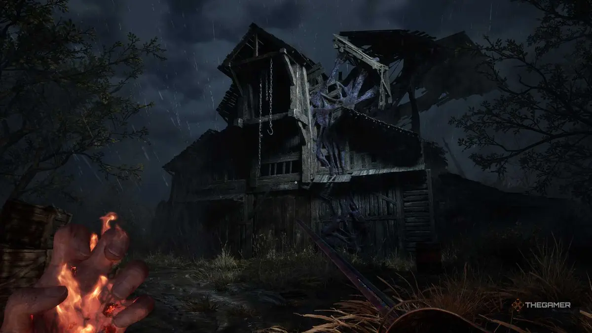 Valor Mortis building holding the grappling hook location.