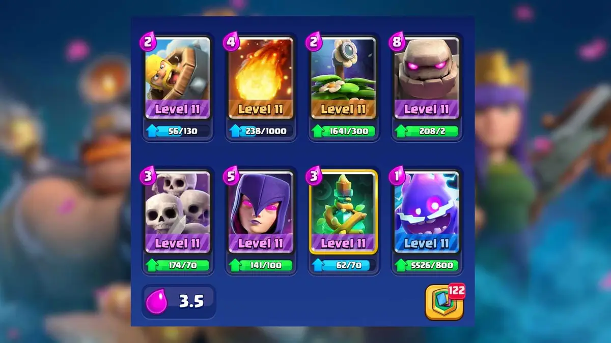 chaos blackout decks clash royale