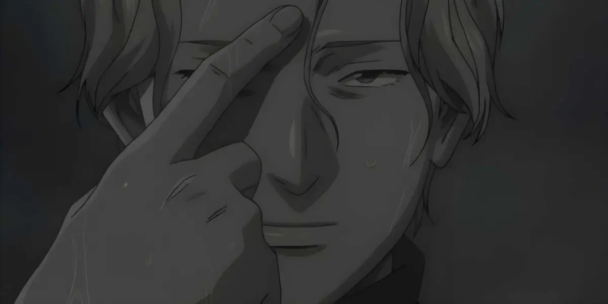 Johan tells Tenma to shoot him in the forehead in Monster.