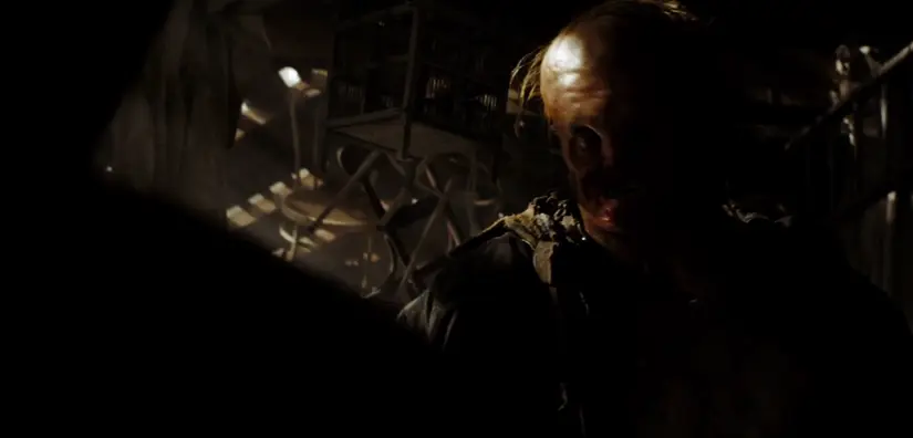 Jason Voorhees unmasked in the shadows in Friday The 13th (2009)