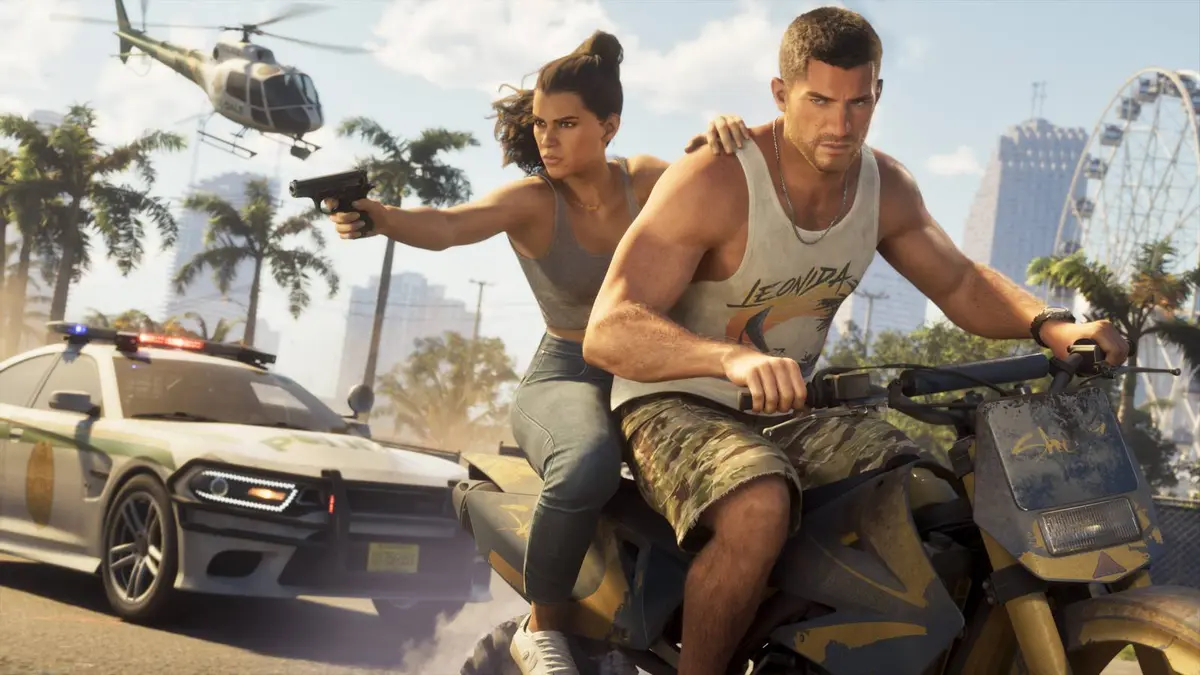 Jason and Lucia in chase GTA 6