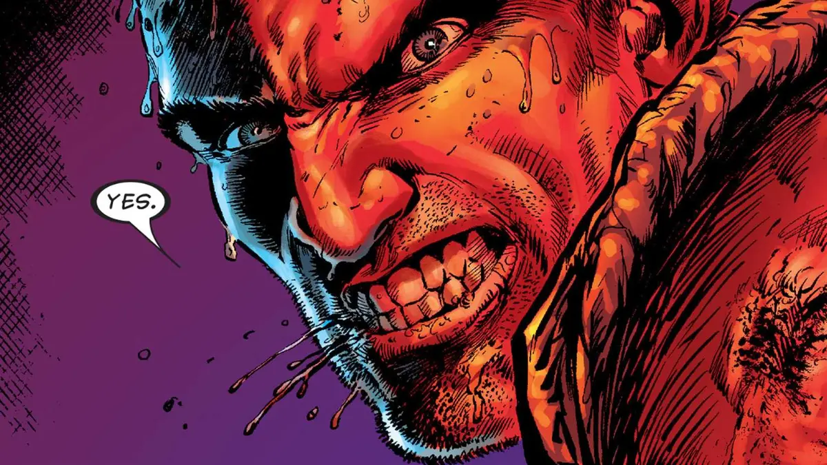 Frank Castle agreeing to a dark deal in The Punisher Born