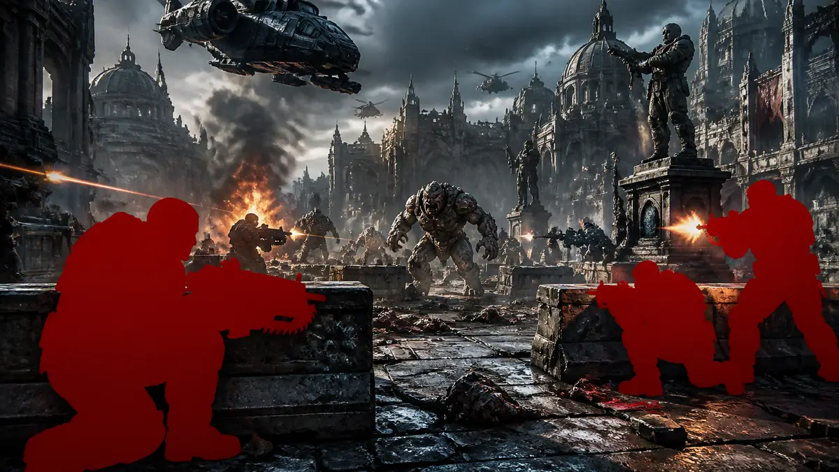 Брутальный бой с укрытиями из классического шутера Gears of War