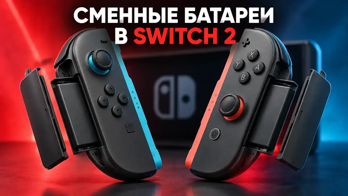 Новые контроллеры Joy-Con 2 для консоли Nintendo Switch крупным планом
