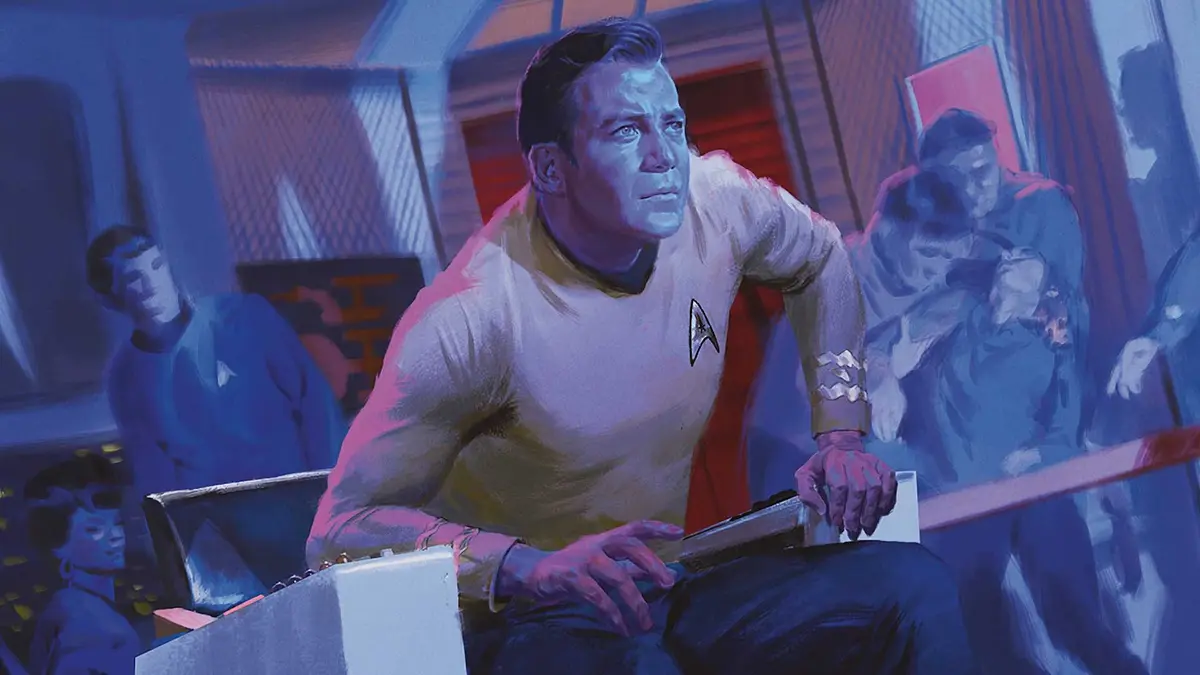 Captain Kirk in Magic: The Gathering's Star Trek crossover