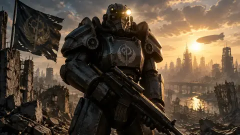 Фанат Fallout 4 задался вопросом, как видит паладин в броне