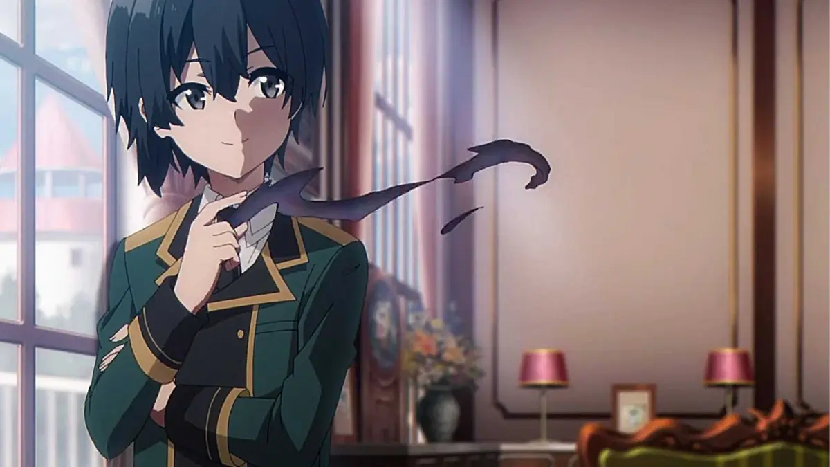 Cid Kagenou creates a slime dagger as Beta explains where they believe his sister is being held hostage in The Eminence in Shadow.