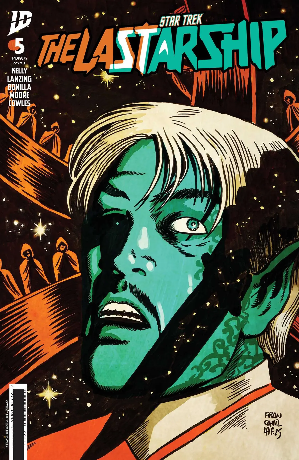 STAR TREK THE LAST STARSHIP #5 Cover A Francesco Francavilla