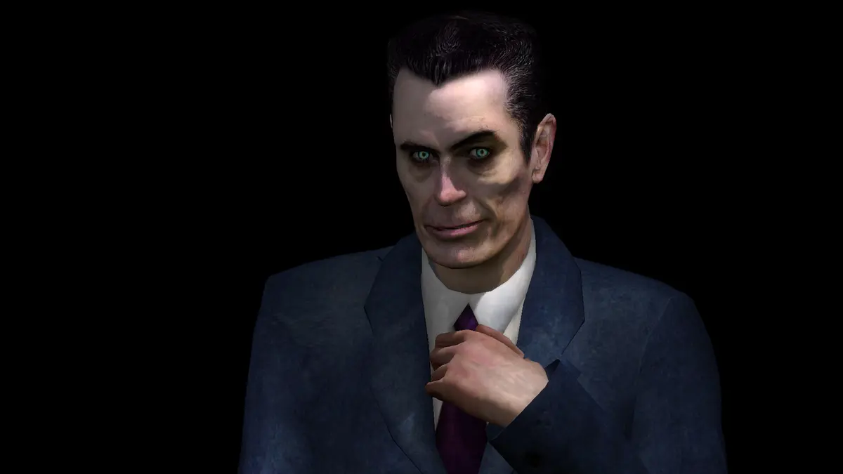 G-Man in Half-Life