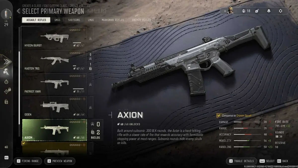COD MW4 Axion preview