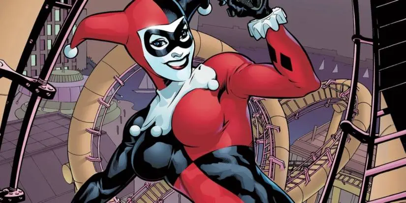 Harley Quinn on the cover of her first solo series in DC Comics.