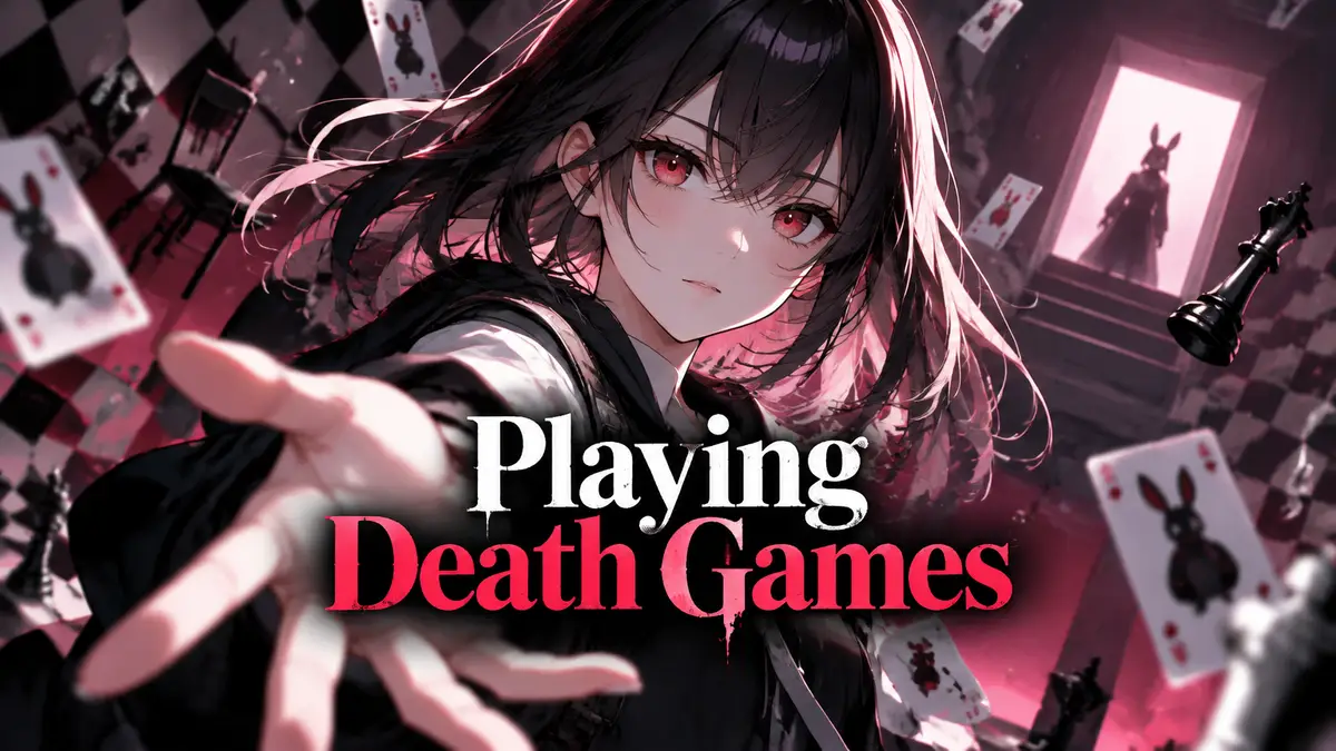 Главная героиня манги Playing Death Games to Put Food on the Table в стилистике аниме