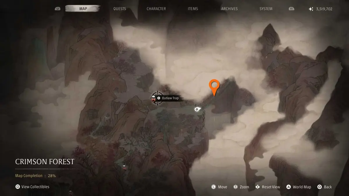 Secrets of the Baishan Sect Location Phantom Blade Zero