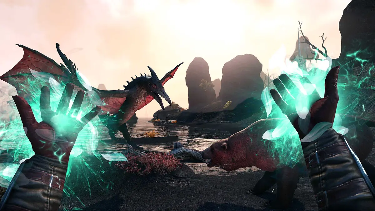 An image of a Warden in ESO using their bear skill