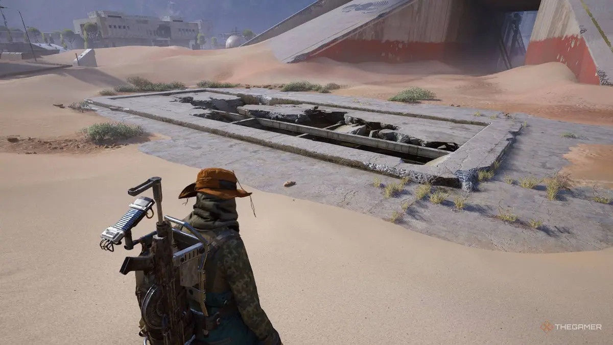Arc Raiders path to the tunnel under Spaceport.
