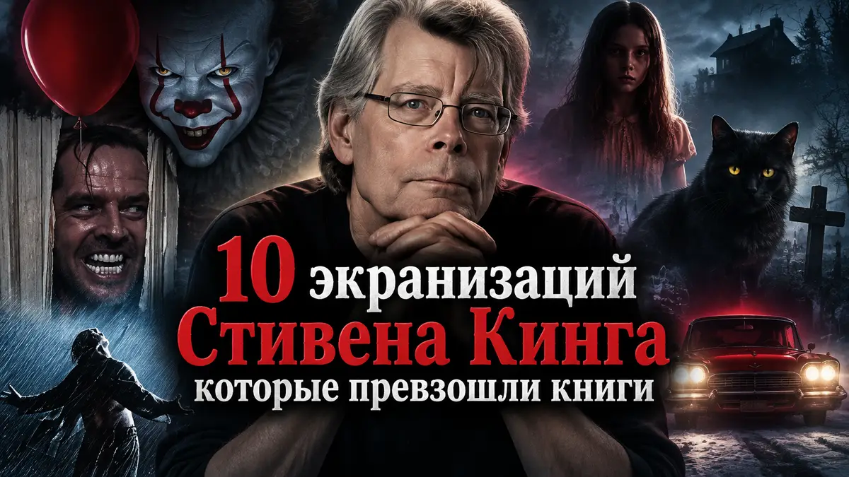 Стивен Кинг и мрачный кинематографический коллаж культовых сцен экранизаций