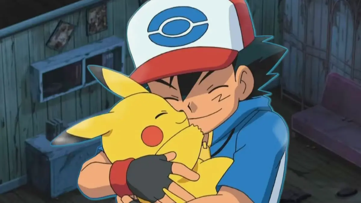 Ash and Pikachu after Pokemon apocalypse