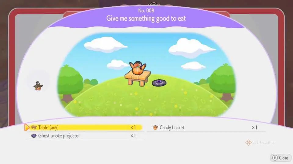 Give me something good to eat habitat in Pokemon Pokopia.