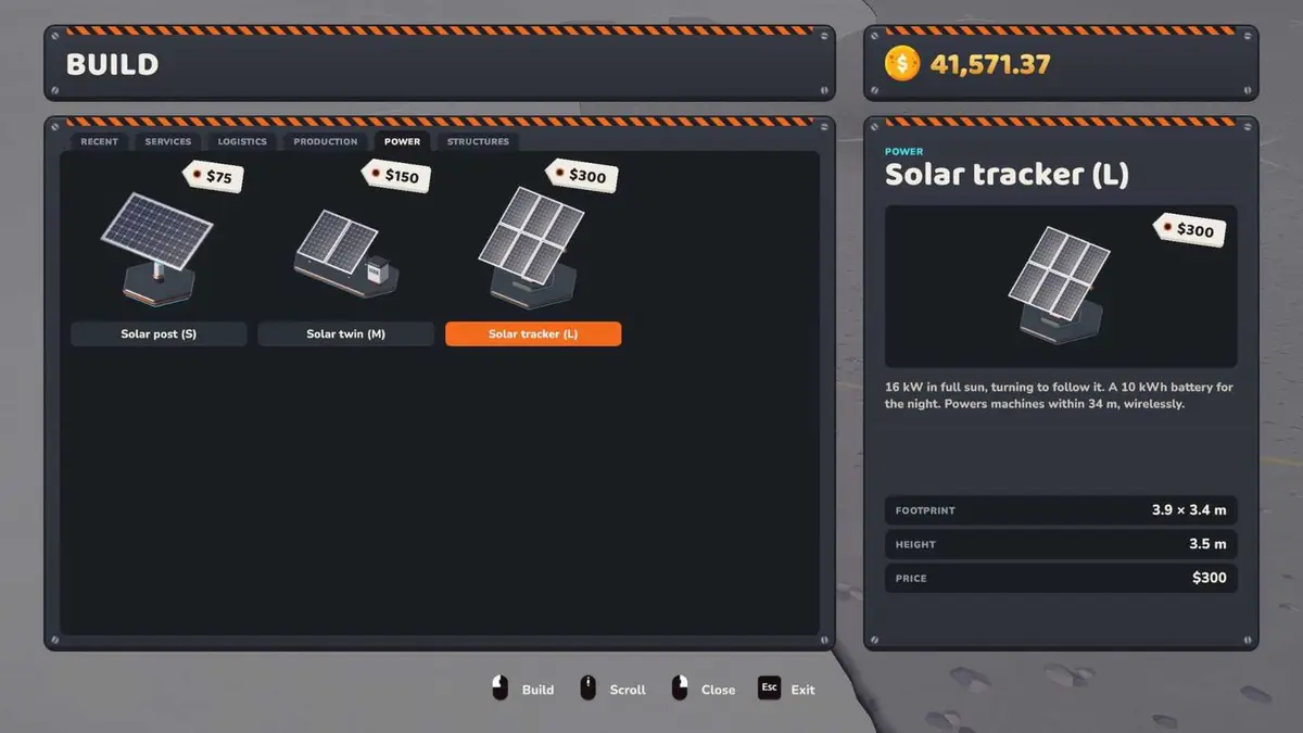 Solar Panels in Moon Sweepers