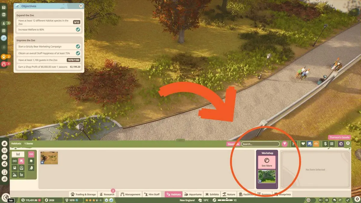 workshop in build menu