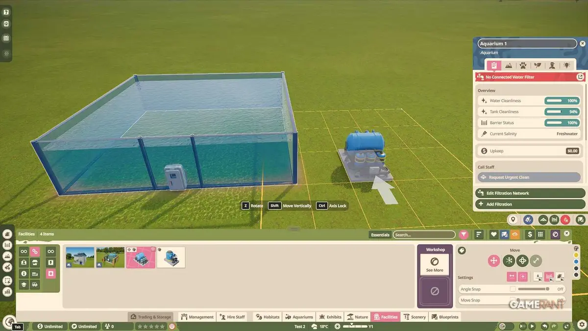 Planet Zoo 2 - Water Filter