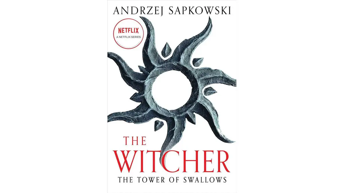 The cover art of The Witcher: The Tower of Swallows