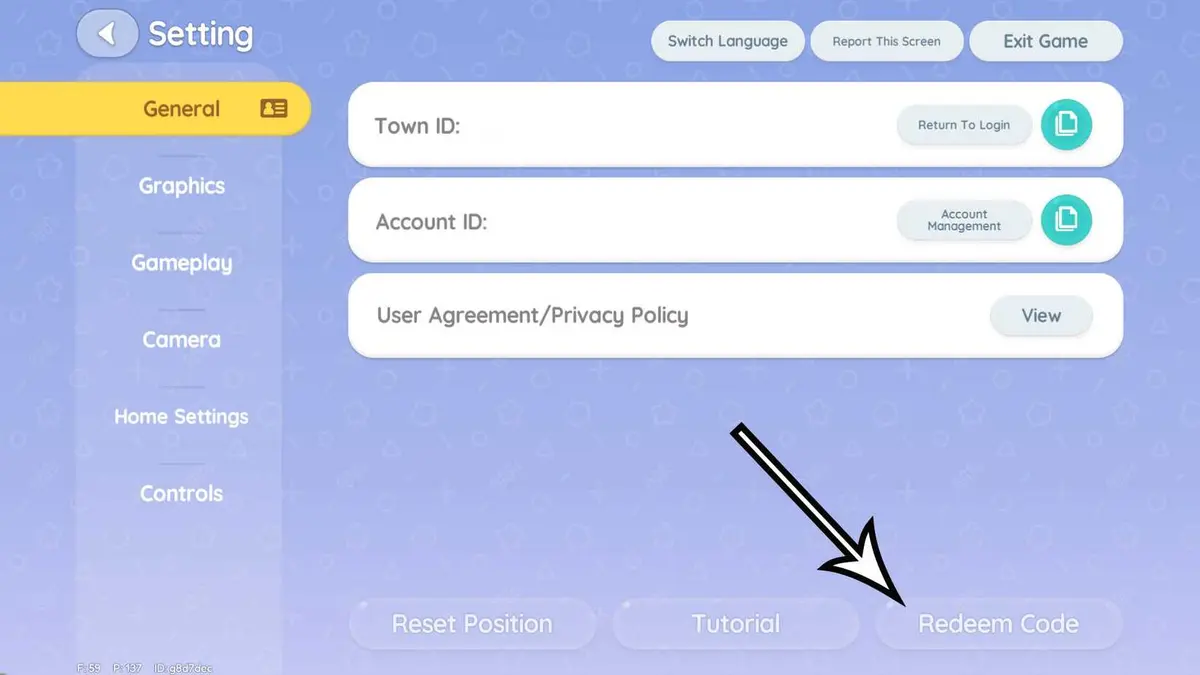 A montage using a Heartopia screenshot showing where to redeem codes