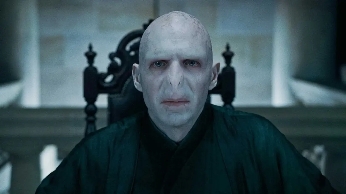 Ralph Fiennes as Lord Voldemort in Harry Potter and the Deathly Hallows part 1