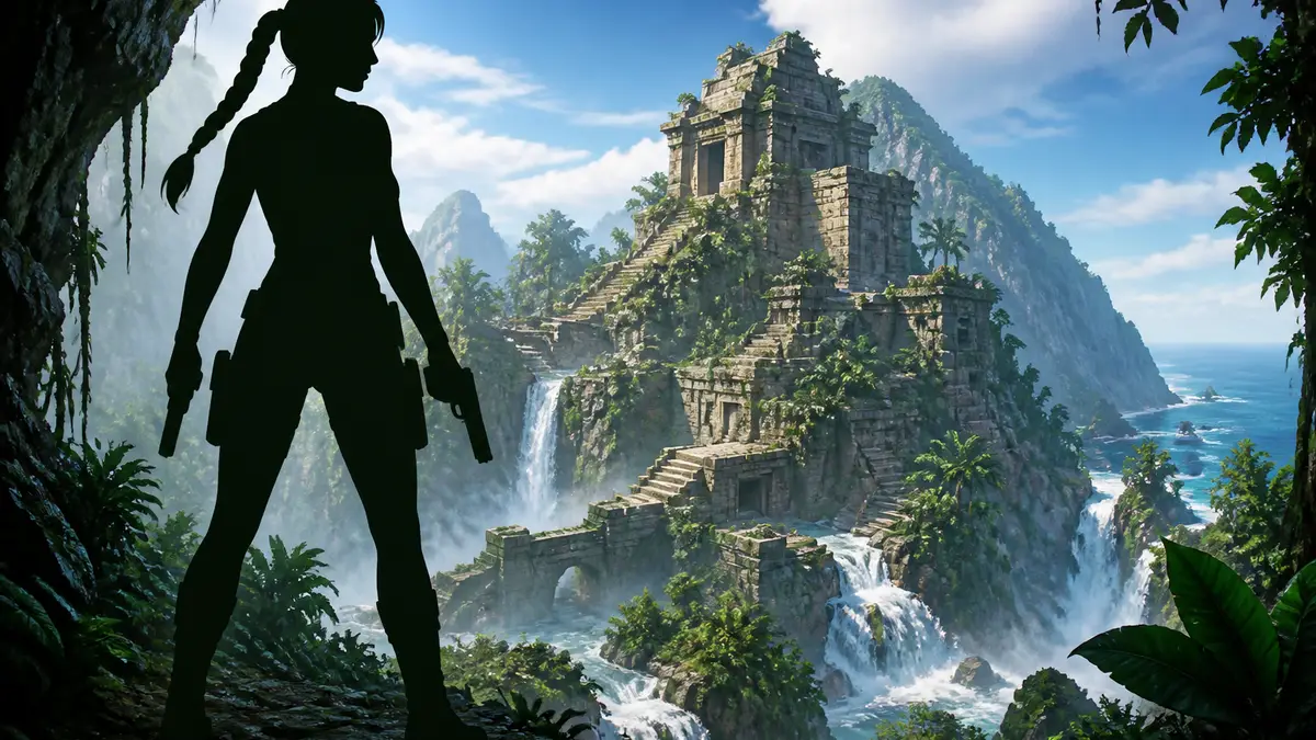 Лара Крофт в юбилейном переиздании игры Tomb Raider